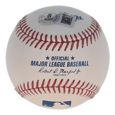 Parker Meadows Signed OML Baseball (Beckett) at PristineAuction.com Parker Meadows Signed OML Baseball (Beckett) at PristineAuction.com