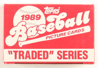 1989 Topps Traded Baseball Complete Set of (132) Cards with Ken Griffey Jr. #41T RC, Randy Johnson #57T, Kenny Rogers #104T RC, Nolan Ryan #106T at PristineAuction.com