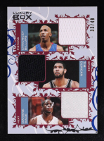 Chauncey Billups/Tim Duncan/Dwyane Wade 2006-07 Topps Luxury Box Courtside Relics Triple Blue #CTR-BDW #33/49 at PristineAuction.com