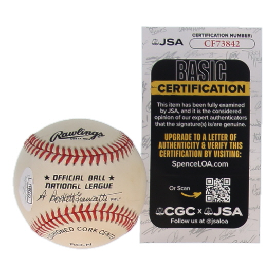 Mark Grace Signed ONL Baseball (JSA) at PristineAuction.com Mark Grace Signed ONL Baseball (JSA) at PristineAuction.com