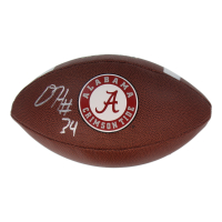 Damien Harris Signed Alabama Crimson Tide Logo Football (JSA) at PristineAuction.com