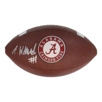 Jameson Williams Signed Alabama Crimson Tide Logo Football (JSA) at PristineAuction.com