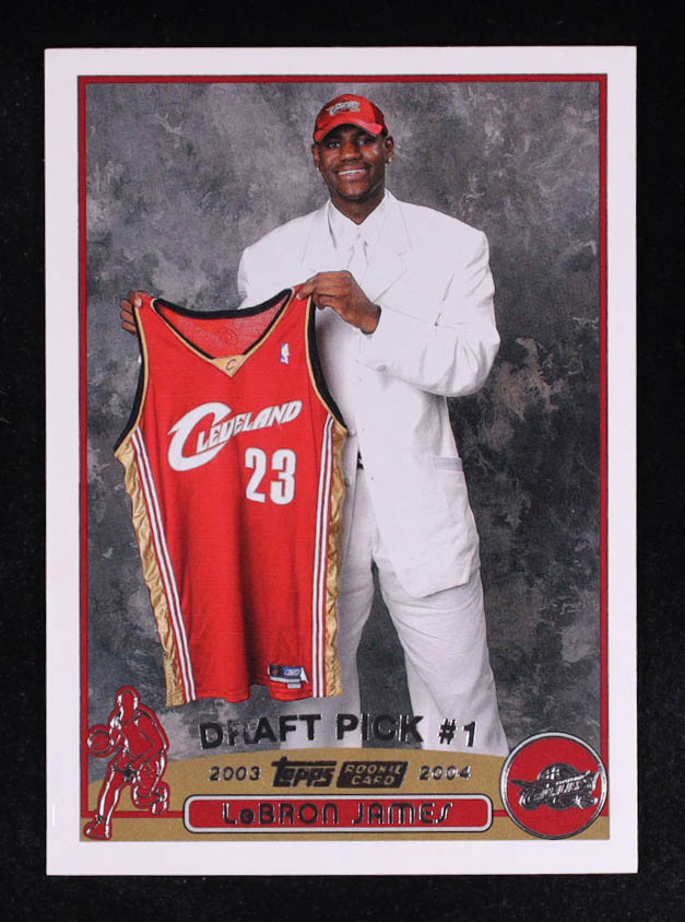 LeBron James 2003-04 Topps #221 RC at PristineAuction.com LeBron James 2003-04 Topps #221 RC at PristineAuction.com