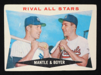 Mickey Mantle / Ken Boyer 1960 Topps Rival All-Stars #160 at PristineAuction.com