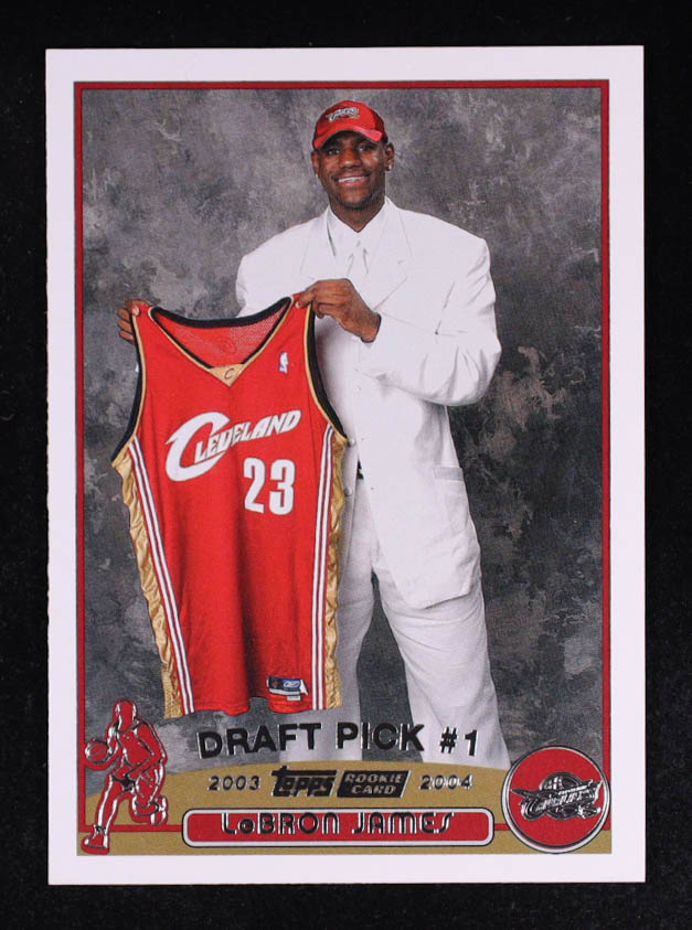 LeBron James 2003-04 Topps #221 RC at PristineAuction.com LeBron James 2003-04 Topps #221 RC at PristineAuction.com