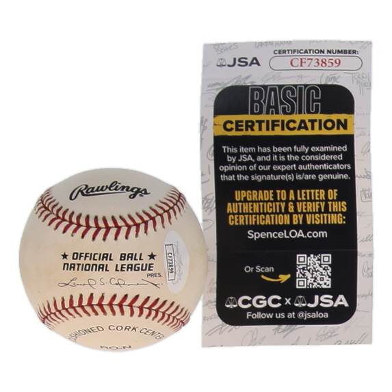 Buck O'Neil Signed ONL Baseball (JSA) at PristineAuction.com Buck O'Neil Signed ONL Baseball (JSA) at PristineAuction.com