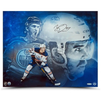 Connor McDavid Signed Oilers "Mindset" 16x20 Metallic Photo (UDA) at PristineAuction.com