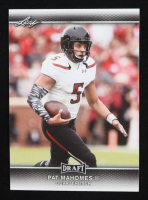 Patrick Mahomes II 2017 Leaf Draft #56 RC at PristineAuction.com