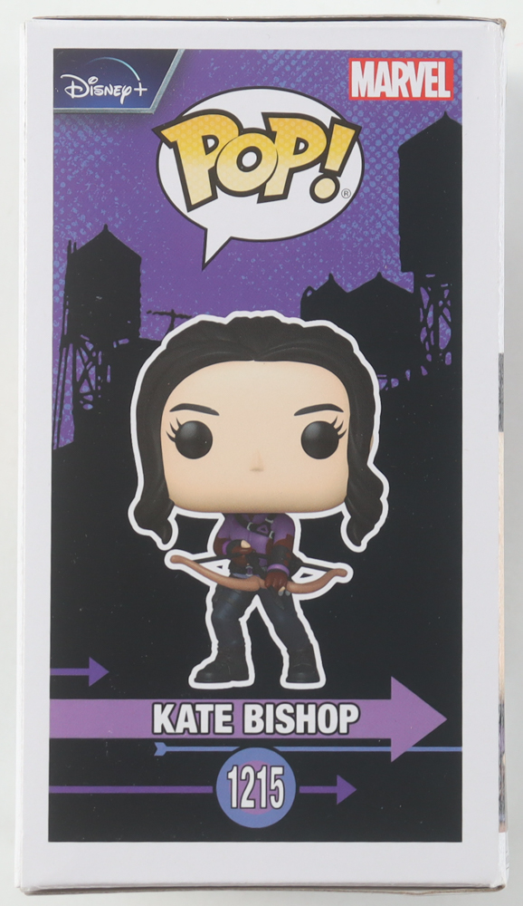 Hailee Steinfeld Signed "Hawkeye" #1215 Kate Bishop Funko POP! Vinyl Figure (Beckett) at PristineAuction.com Hailee Steinfeld Signed "Hawkeye" #1215 Kate Bishop Funko POP! Vinyl Figure (Beckett) at PristineAuction.com