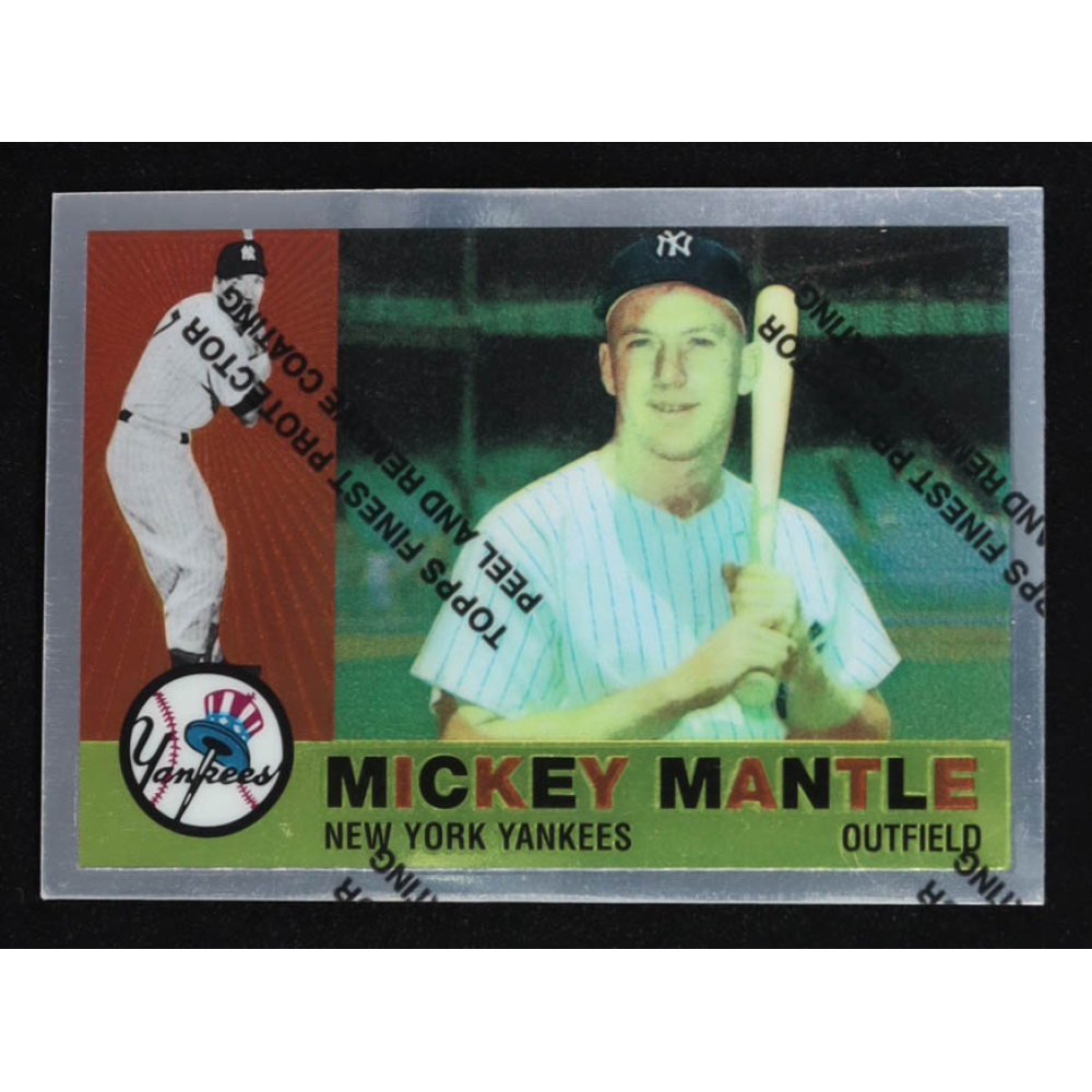 Mickey Mantle 1996 Topps Mantle Finest 1960 Topps #10 at PristineAuction.com