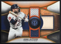 Jose Altuve 2025 Topps Tribute Triple Patch Relics Game-Used Memorabilia #TTR-JA #48/75 at PristineAuction.com