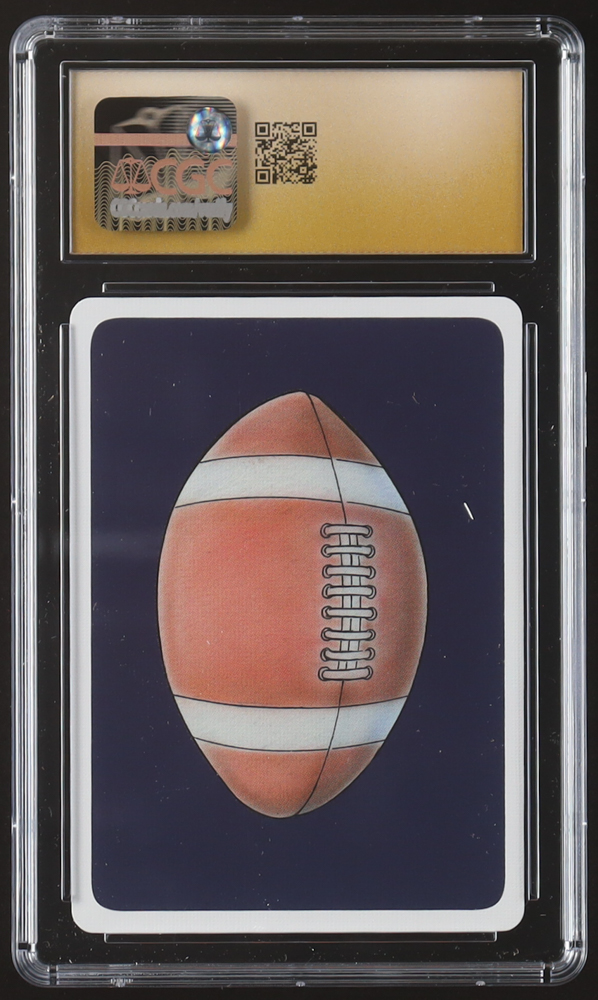 Tom Brady 2006 Hero Decks Michigan Football Heroes Eight of Spades Playing Card (CGC 10 | Pristine Black Label) at PristineAuction.com Tom Brady 2006 Hero Decks Michigan Football Heroes Eight of Spades Playing Card (CGC 10 | Pristine Black Label) at PristineAuction.com
