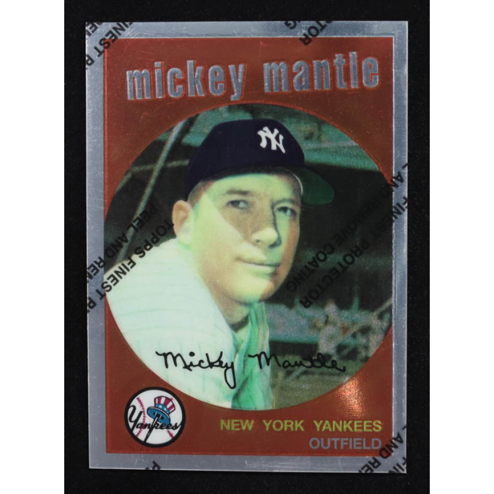 Mickey Mantle 1996 Topps Mantle Finest 1959 Topps #9 at PristineAuction.com