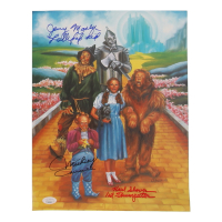 Jerry Maren, Mickey Carroll & Karl Slover Signed "The Wizard of Oz" 11x14 Print with Character Name Inscriptions (JSA) at PristineAuction.com