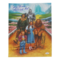 Jerry Maren, Mickey Carroll & Karl Slover Signed "The Wizard of Oz" 11x14 Print with Character Name Inscriptions (JSA) at PristineAuction.com