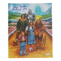 Jerry Maren, Mickey Carroll & Karl Slover Signed "The Wizard of Oz" 11x14 Print with Character Name Inscriptions (JSA) at PristineAuction.com