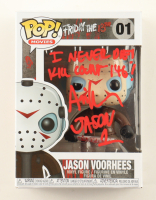 Ari Lehman Signed "Friday the 13th" #01 Jason Voorhees Funko Pop! Vinyl Figure Inscribed "I Will Never Die!", "Kill Count 146!" & "Jason 1" (Beckett) at PristineAuction.com