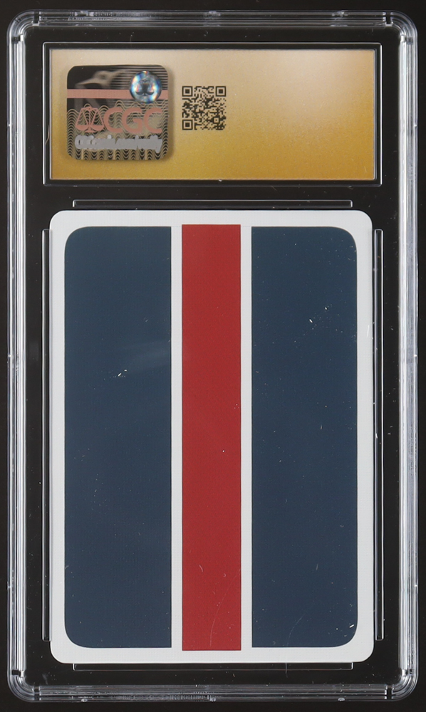 Tom Brady 2019 Hero Decks New England Football Heroes Ace of Spades Playing Card (CGC 10 | Pristine Black Label) at PristineAuction.com Tom Brady 2019 Hero Decks New England Football Heroes Ace of Spades Playing Card (CGC 10 | Pristine Black Label) at PristineAuction.com