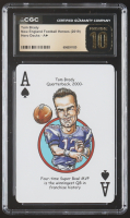 Tom Brady 2019 Hero Decks New England Football Heroes Ace of Spades Playing Card (CGC 10 | Pristine Black Label) at PristineAuction.com