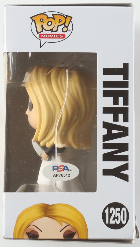 Jennifer Tilly Signed "Bride of Chucky" #1250 Tiffany Funko Pop! Vinyl Figure (PSA) at PristineAuction.com Jennifer Tilly Signed "Bride of Chucky" #1250 Tiffany Funko Pop! Vinyl Figure (PSA) at PristineAuction.com