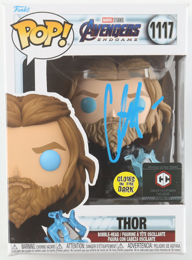 Chris Hemsworth Signed "Avengers Endgame" #1117 Thor Funko POP! Vinyl Figure (Beckett) at PristineAuction.com Chris Hemsworth Signed "Avengers Endgame" #1117 Thor Funko POP! Vinyl Figure (Beckett) at PristineAuction.com