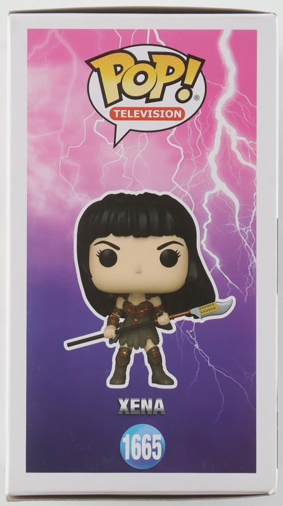 Lucy Lawless Signed "Xena: Warrior Princess" #1665 Xena Funko Pop! Vinyl Figure (PSA) at PristineAuction.com Lucy Lawless Signed "Xena: Warrior Princess" #1665 Xena Funko Pop! Vinyl Figure (PSA) at PristineAuction.com