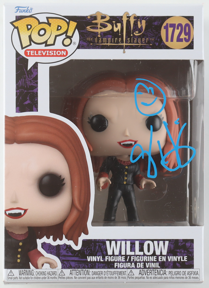 Alyson Hannigan Signed "Buffy the Vampire Slayer" #1729 Willow Funko Pop! Vinyl Figure with Hand-Drawn Sketch (PSA) at PristineAuction.com Alyson Hannigan Signed "Buffy the Vampire Slayer" #1729 Willow Funko Pop! Vinyl Figure with Hand-Drawn Sketch (PSA) at PristineAuction.com