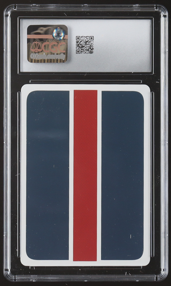Tom Brady 2019 Hero Decks New England Football Heroes Ace of Spades Playing Card (CGC 10) at PristineAuction.com Tom Brady 2019 Hero Decks New England Football Heroes Ace of Spades Playing Card (CGC 10) at PristineAuction.com