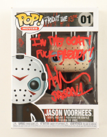 Ari Lehman Signed "Friday the 13th" #01 Jason Voorhees Funko Pop! Vinyl Figure Inscribed "I'm The GOAT!", "F*** Freddy!" & "Jason 1" (Beckett) at PristineAuction.com