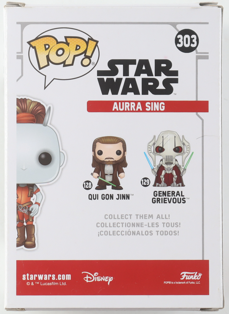 Jaime King Signed "Star Wars" #303 Aurra Sing Funko Pop! Vinyl Figure (PSA) at PristineAuction.com Jaime King Signed "Star Wars" #303 Aurra Sing Funko Pop! Vinyl Figure (PSA) at PristineAuction.com