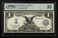 1899 U.S. $1 "Black Eagle" Silver Certificate - Fr. 233 Signed: Teehee / Burke (PMG Choice Very Fine 35) at PristineAuction.com