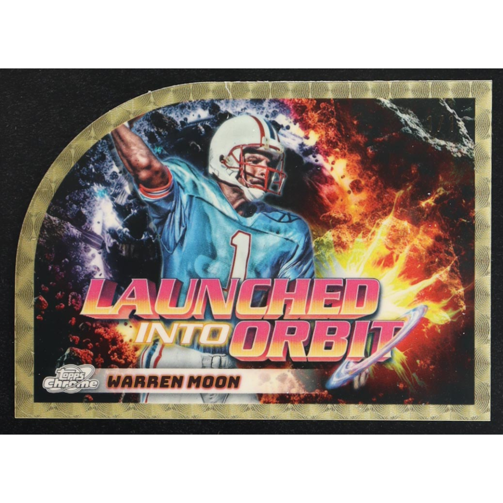 Warren Moon 2024 Topps Chrome Launched Into Orbit #LIO-23 #1/1 at PristineAuction.com