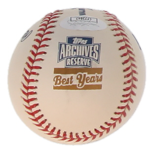 Jim Bunning Signed LE OML Topps Archives Reserve Best Years Baseball (JSA & Topps) at PristineAuction.com Jim Bunning Signed LE OML Topps Archives Reserve Best Years Baseball (JSA & Topps) at PristineAuction.com