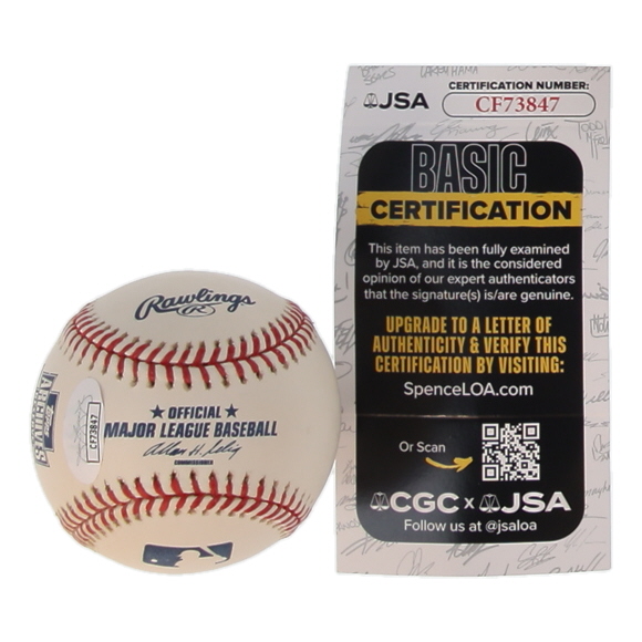 Jim Bunning Signed LE OML Topps Archives Reserve Best Years Baseball (JSA & Topps) at PristineAuction.com Jim Bunning Signed LE OML Topps Archives Reserve Best Years Baseball (JSA & Topps) at PristineAuction.com