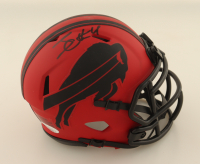 James Cook Signed Bills Rave Alternate Speed Mini Helmet (JSA) at PristineAuction.com