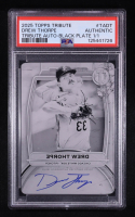 Drew Thorpe 2025 Topps Tribute Autographs Printing Plates Black #TA-DT #1/1 RC (PSA Authentic) at PristineAuction.com