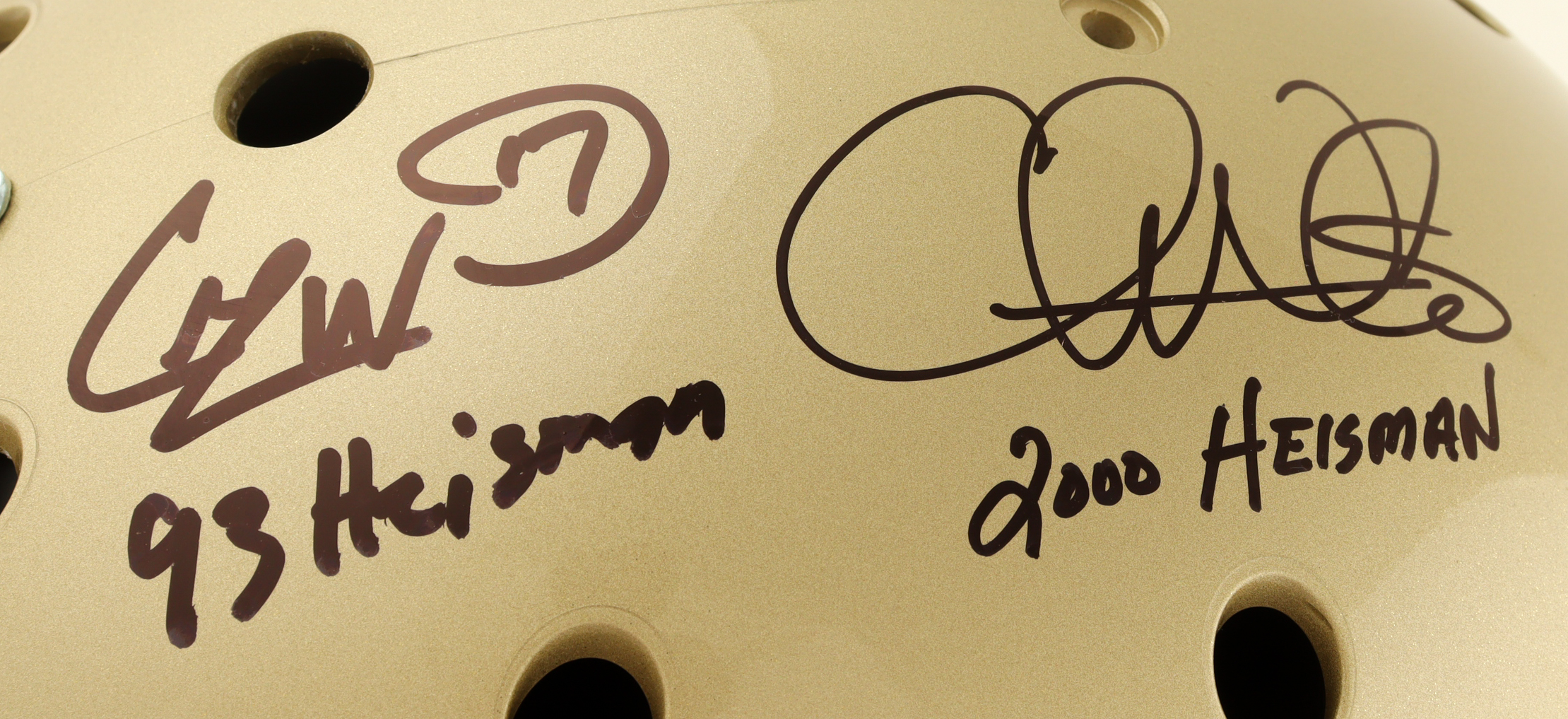 Jameis Winston, Chris Weinke, & Charlie Ward Signed Florida State Seminoles Full-Size Helmet Inscribed "93 Heisman", & "2000 Heisman" (JSA) at PristineAuction.com Jameis Winston, Chris Weinke, & Charlie Ward Signed Florida State Seminoles Full-Size Helmet Inscribed "93 Heisman", & "2000 Heisman" (JSA) at PristineAuction.com