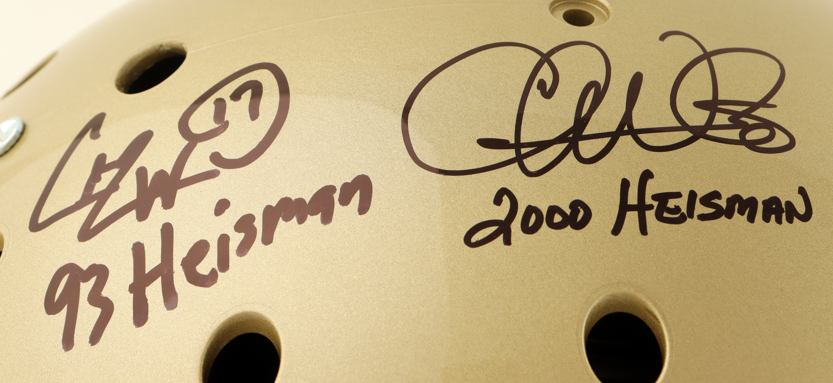 Jameis Winston, Chris Weinke, & Charlie Ward Signed Florida State Seminoles Full-Size Helmet Inscribed "93 Heisman", & "2000 Heisman" (JSA) at PristineAuction.com Jameis Winston, Chris Weinke, & Charlie Ward Signed Florida State Seminoles Full-Size Helmet Inscribed "93 Heisman", & "2000 Heisman" (JSA) at PristineAuction.com