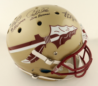 Jameis Winston, Chris Weinke, & Charlie Ward Signed Florida State Seminoles Full-Size Helmet Inscribed "93 Heisman", & "2000 Heisman" (JSA) at PristineAuction.com