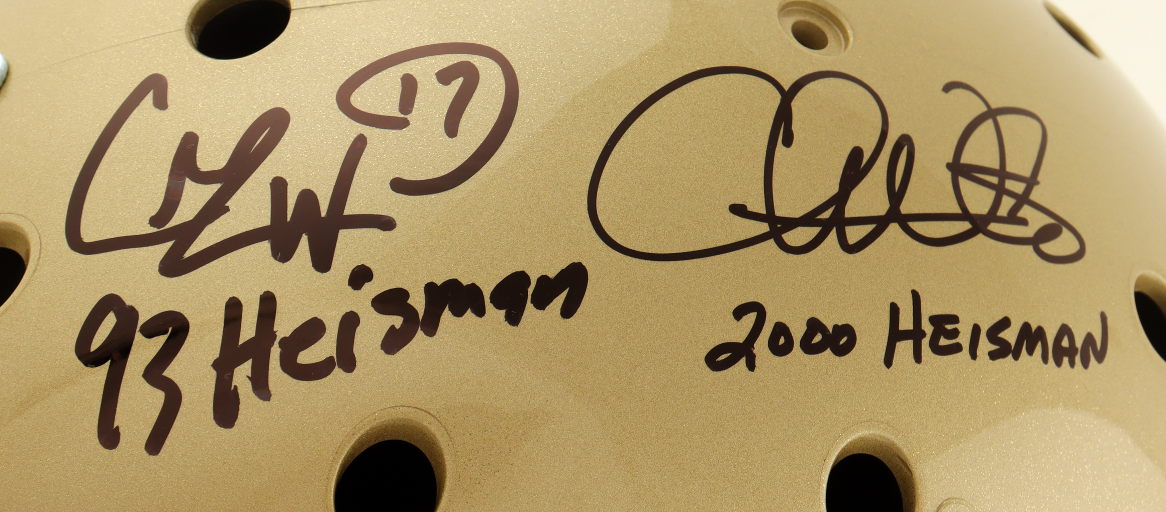 Jameis Winston, Chris Weinke, & Charlie Ward Signed Florida State Seminoles Full-Size Helmet Inscribed "93 Heisman", & "2000 Heisman" (JSA) at PristineAuction.com Jameis Winston, Chris Weinke, & Charlie Ward Signed Florida State Seminoles Full-Size Helmet Inscribed "93 Heisman", & "2000 Heisman" (JSA) at PristineAuction.com