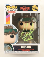 Gaten Matarazzo Signed "Stranger Things" #1463 Dustin Funko Pop! Vinyl Figure Inscribed "Dustin" (JSA) at PristineAuction.com