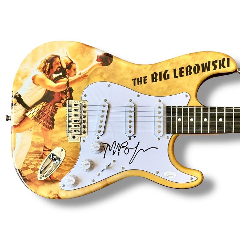 Jeff Bridges Signed "The Big Lebowski" Custom Stratocaster Guitar (JSA) at PristineAuction.com Jeff Bridges Signed "The Big Lebowski" Custom Stratocaster Guitar (JSA) at PristineAuction.com