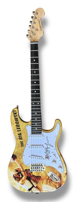 Jeff Bridges Signed "The Big Lebowski" Custom Stratocaster Guitar (JSA) at PristineAuction.com Jeff Bridges Signed "The Big Lebowski" Custom Stratocaster Guitar (JSA) at PristineAuction.com