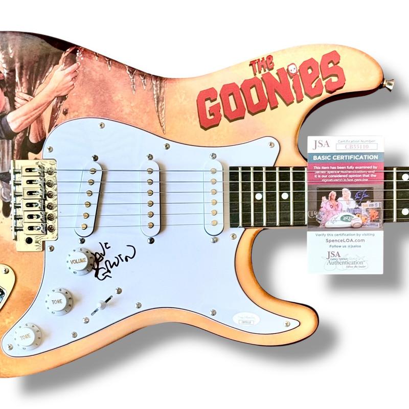 Dave Grusin Signed "The Goonies" Custom Stratocaster Guitar (JSA) at PristineAuction.com Dave Grusin Signed "The Goonies" Custom Stratocaster Guitar (JSA) at PristineAuction.com