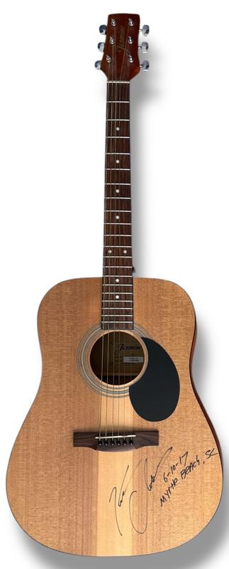 Kenny Chesney Signed Takamine Jasmine Accoustic Guitar Inscribed "Myrtle Beach, SC 6-10-17" (JSA) at PristineAuction.com Kenny Chesney Signed Takamine Jasmine Accoustic Guitar Inscribed "Myrtle Beach, SC 6-10-17" (JSA) at PristineAuction.com