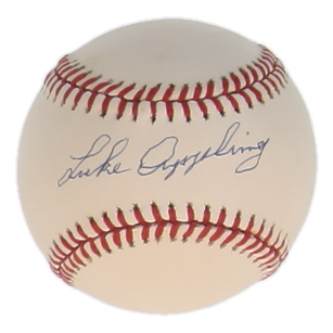 Luke Appling Signed OAL Baseball (JSA) at PristineAuction.com Luke Appling Signed OAL Baseball (JSA) at PristineAuction.com