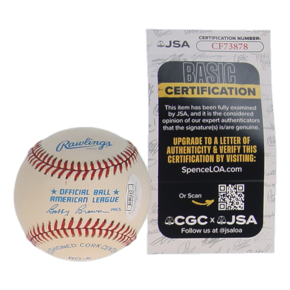 Luke Appling Signed OAL Baseball (JSA) at PristineAuction.com Luke Appling Signed OAL Baseball (JSA) at PristineAuction.com