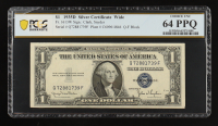 1935-D U.S. $1 Silver Certificate, Blue Seal - Fr. 1613W (Q-F Block) Signed: Clark / Snyder (PCGS Choice Unc 64 PPQ) at PristineAuction.com
