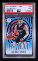 Luka Doncic 2019-20 Panini Illusions Mystique Sapphire #10 (PSA 9) at PristineAuction.com