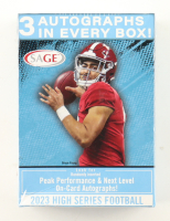2023 Sage High Series Football Blaster Box with (73) Cards at PristineAuction.com